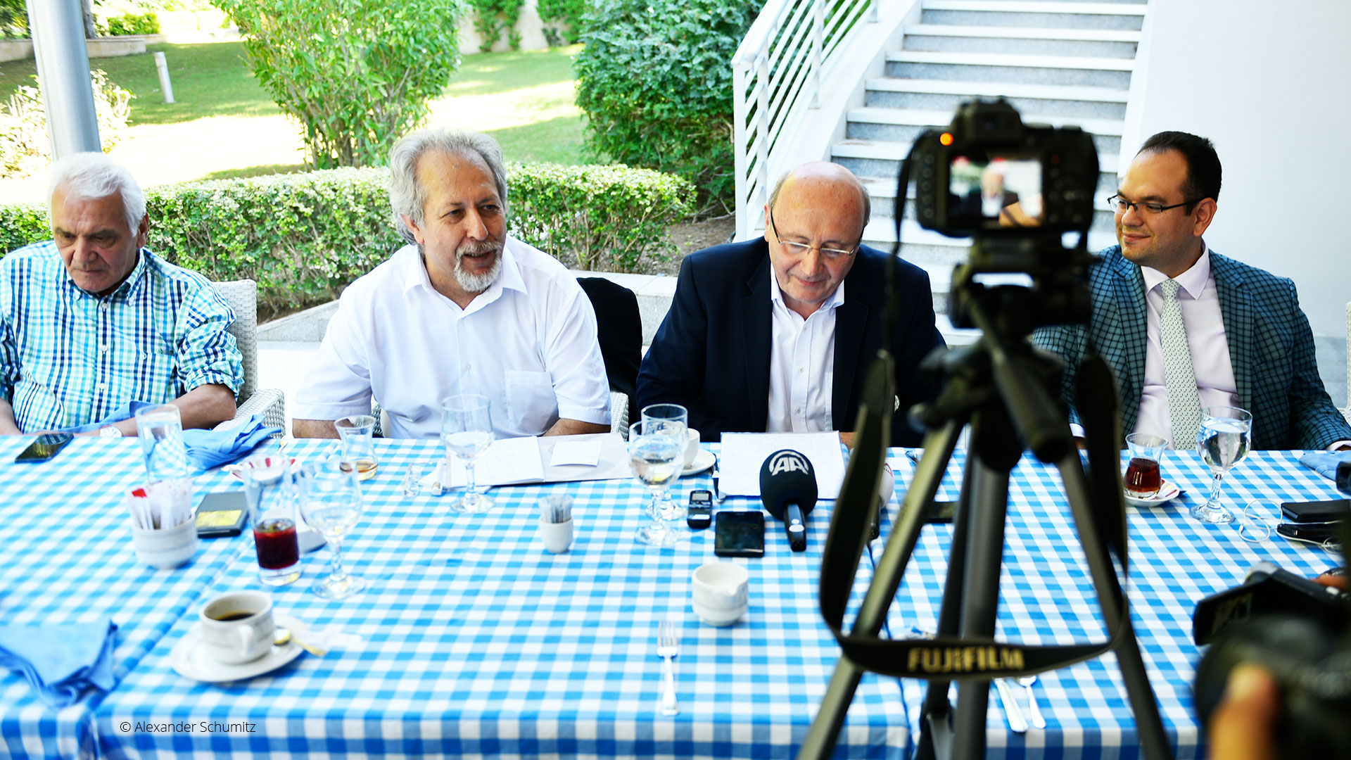 Martin Neumeyer, İlhami Giray Şahin, Dr. Latif Çelik, Ahmet Külahçı, Türk Alman Medya Forumu, Belek, 2016